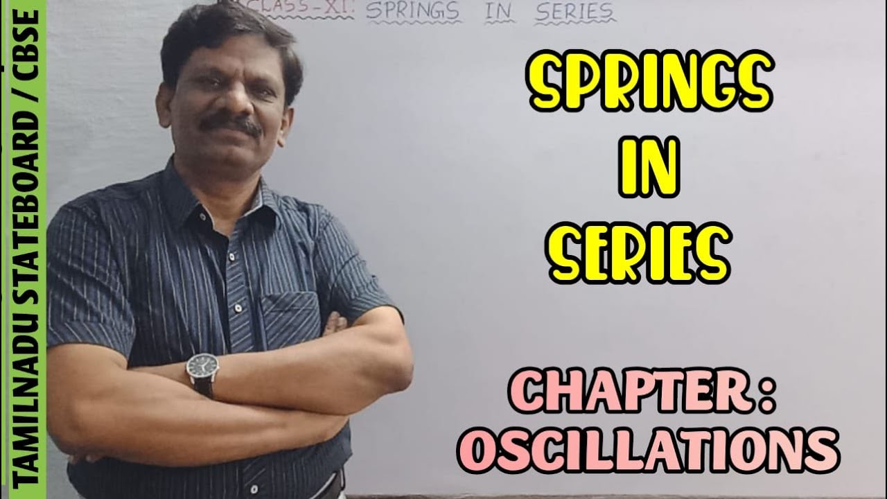 CLASS-XI: PHYSICS: OSCILLATIONS: SPRINGS CONNECTED IN SERIES