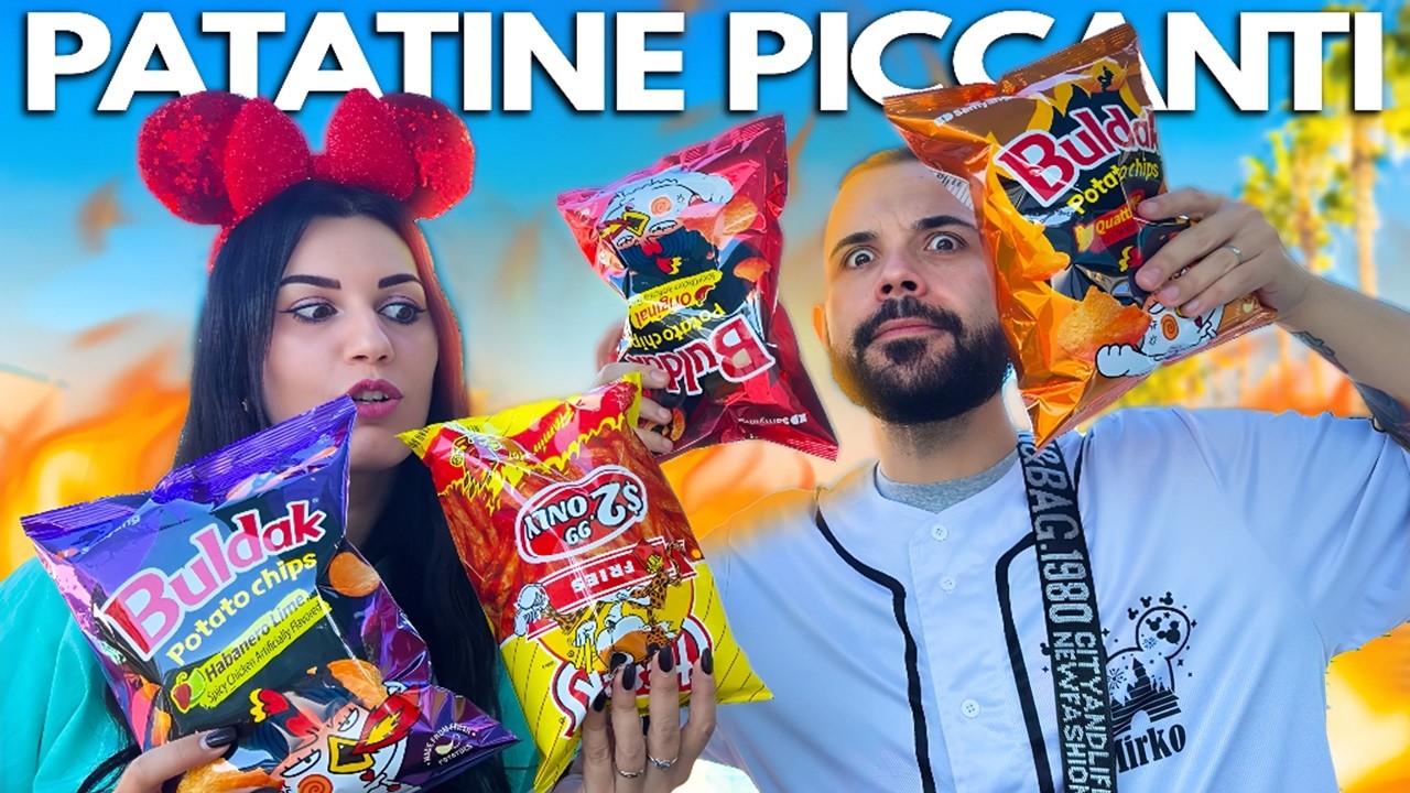 io e la Mia Ragazza Assaggiamo Patatine Ultra Piccanti in AMERICA!