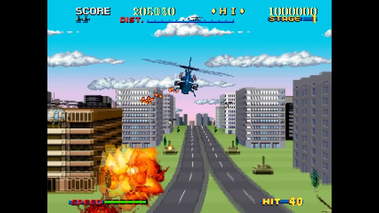 サンダーブレード / Thunder Blade ノーミスALL