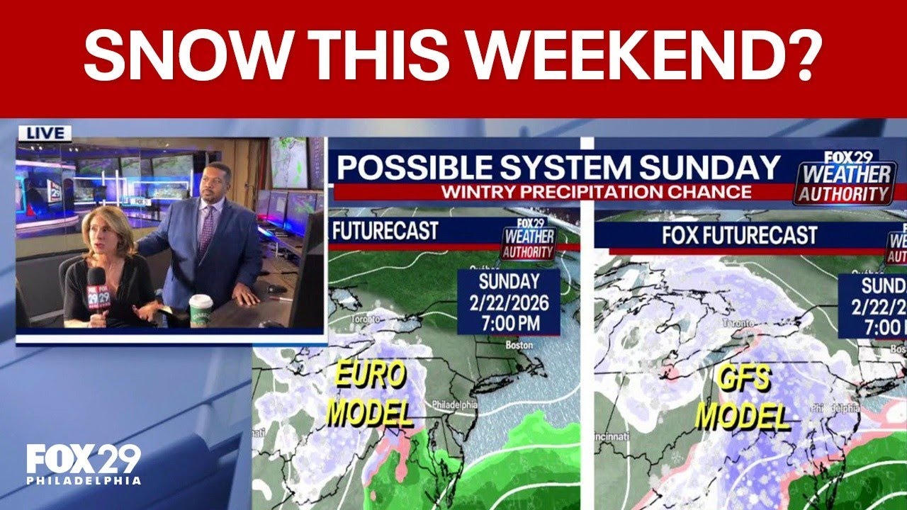 Philadelphia weather: models split about snow this weekend