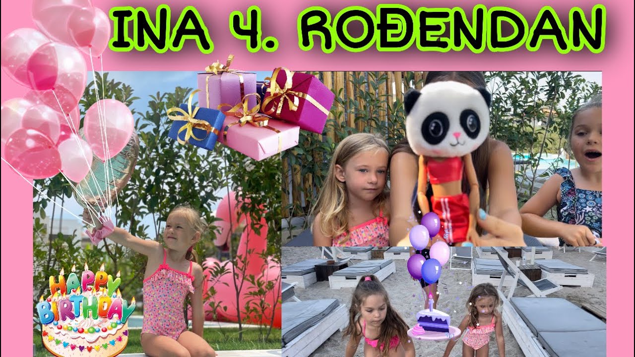 INA 4. ROĐENDAN! NAĐA SAKRIVA POKLONE U PESKU!
