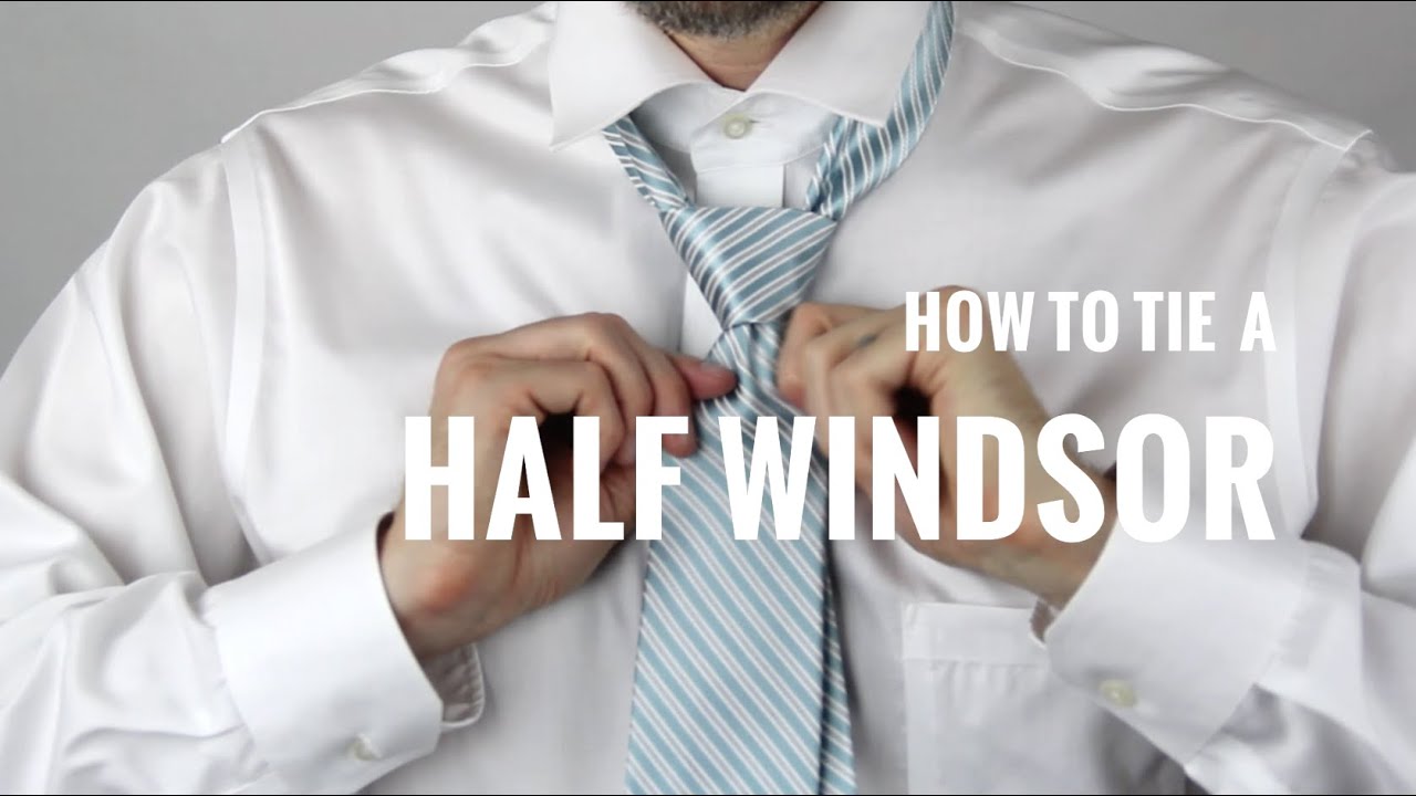 How to Tie a Necktie: Half Windsor Knot | The Distilled Man
