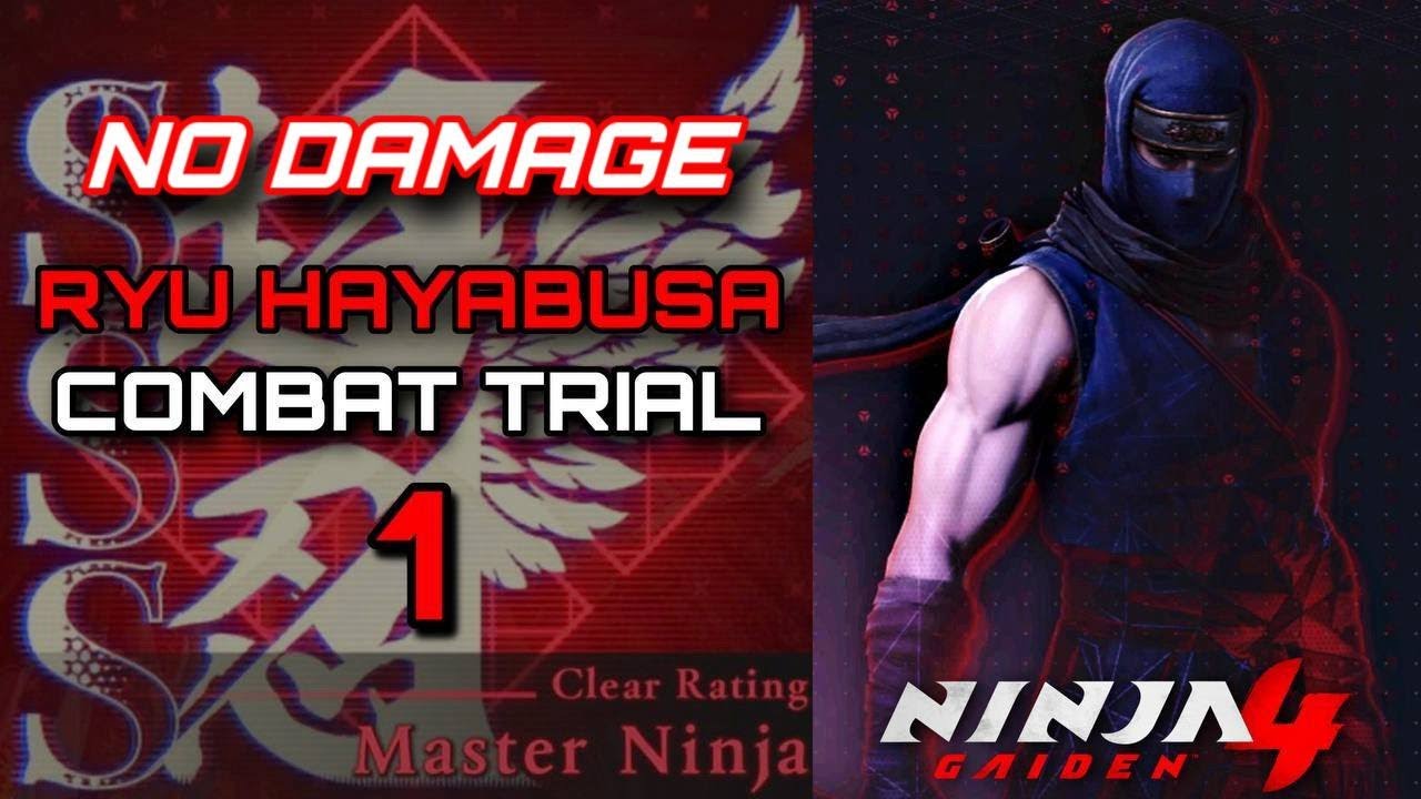 NINJA GAIDEN 4 - Combat Trial 01 - Ryu - SSS Rank (Master Ninja) - No Hit (Untouchable) - NO NINPO