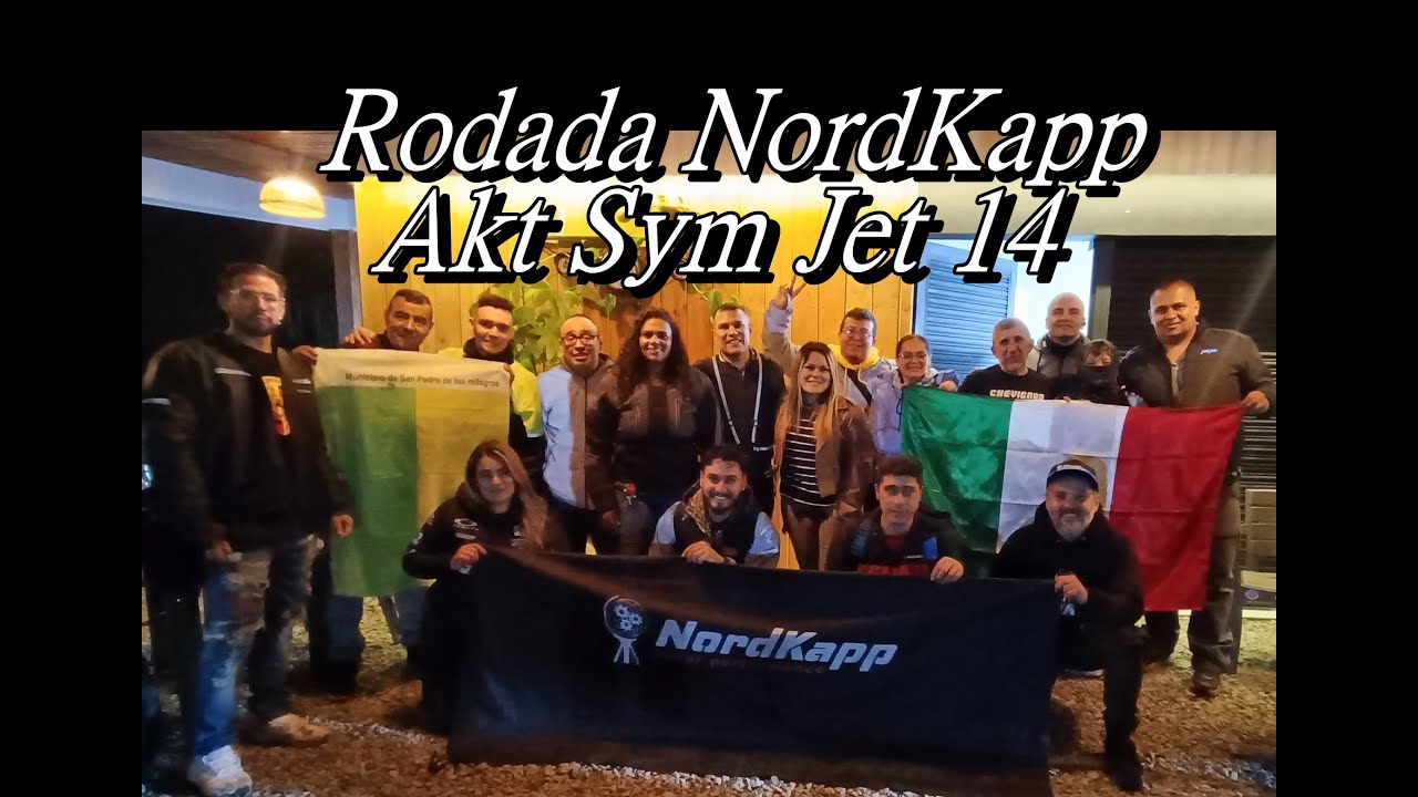 Rodada NordKapp Rides & Akt Sym Jet 14 Club a San Pedro De Los Milagros