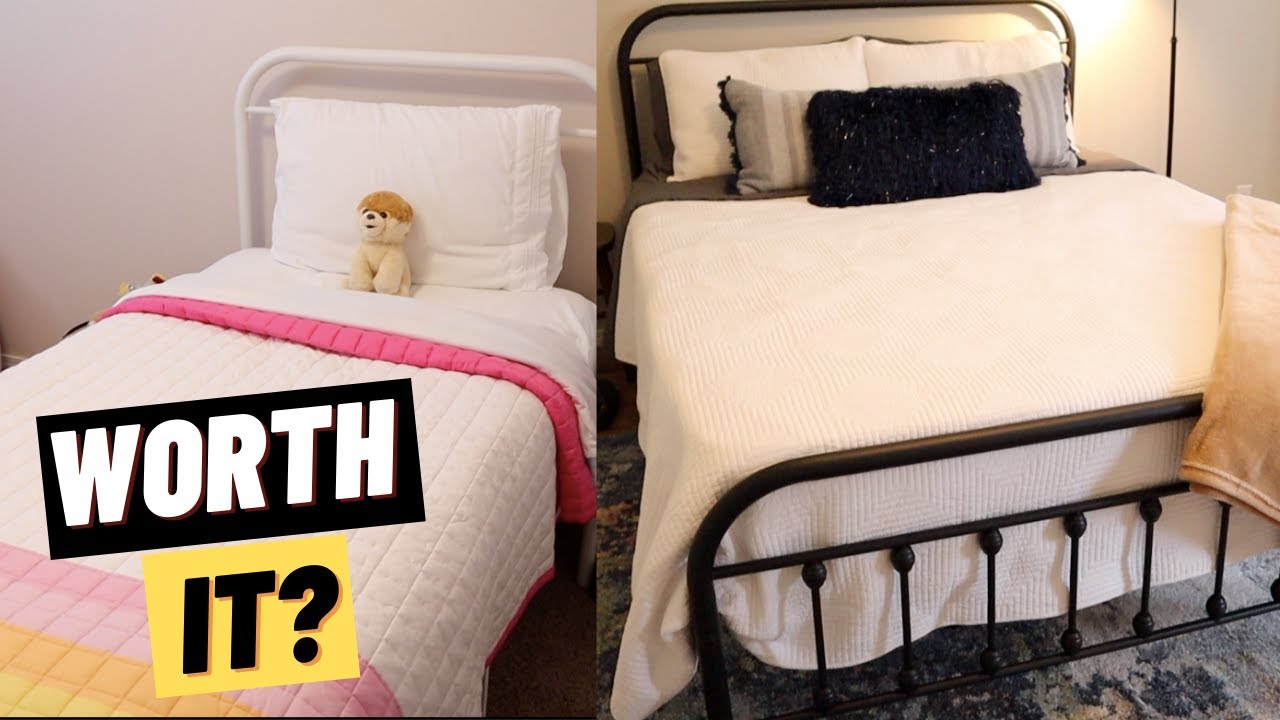 QUEEN And TWIN Metal Bed Frames Review 2021 | Amazon Metal Bed Frames Headboard And Footboard