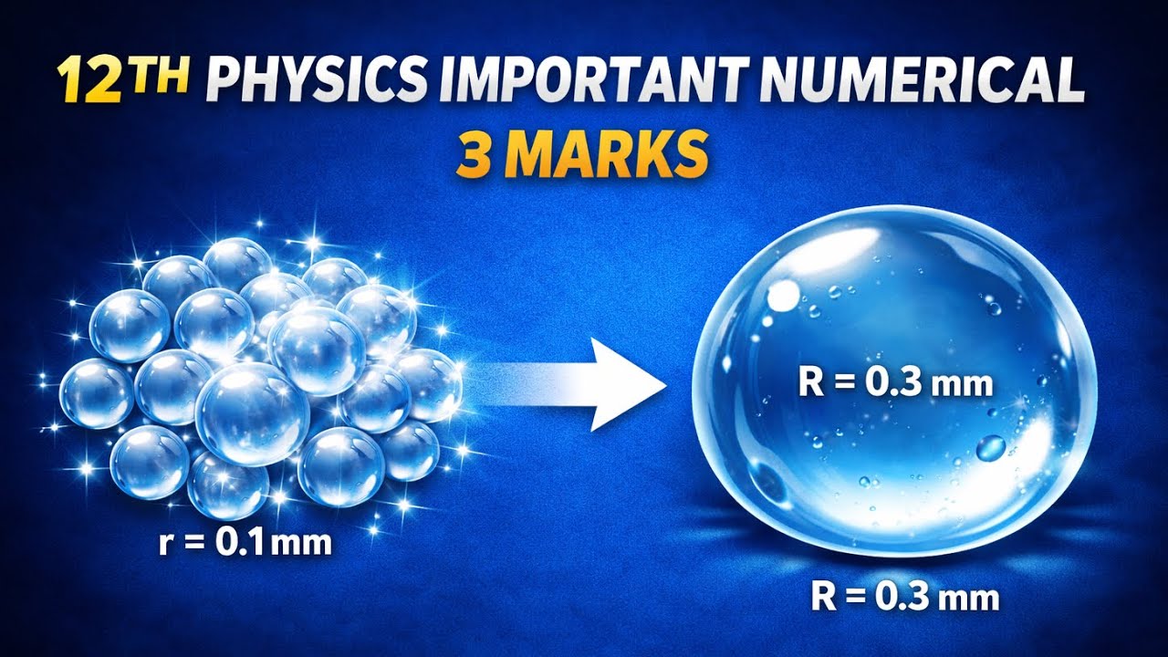 12th physics Numerical for Maharashtra Board