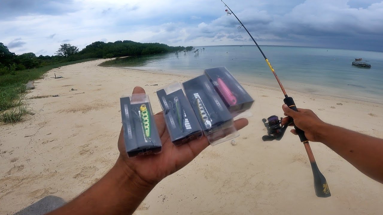 Casting pinggir pantai dengan minnow killer sakana impostor