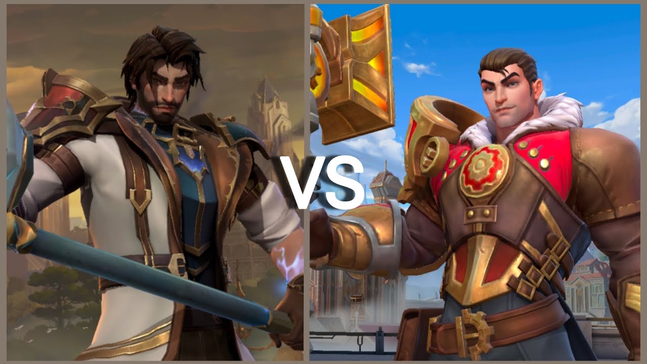 LOL Wild Rift - Arcane Survivor Jayce Vs Classic Jayce (Skin model Comparison)