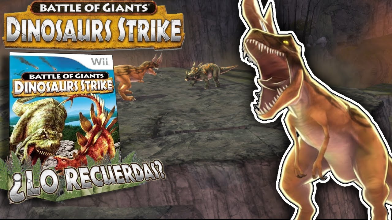 El JUEGO de DINOSAURIOS más BRUTAL de Wii | Battle of Giants Dinosaurs Strike