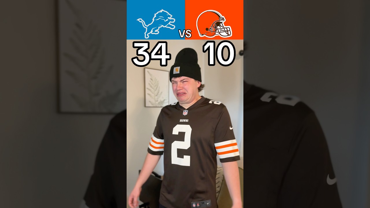 ОБЗОР LIONS VS BROWNS😳🤣🏈 #nfl #футбол #lions #browns #скит #смешно