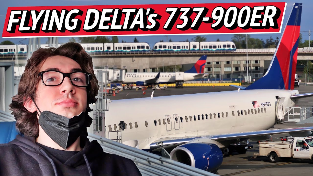 Delta Air Lines 737-900ER Economy - Seattle to Salt Lake City