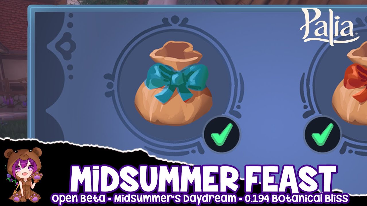 Midsummer Feast Bundle | Palia Botanical Bliss Patch 0.194