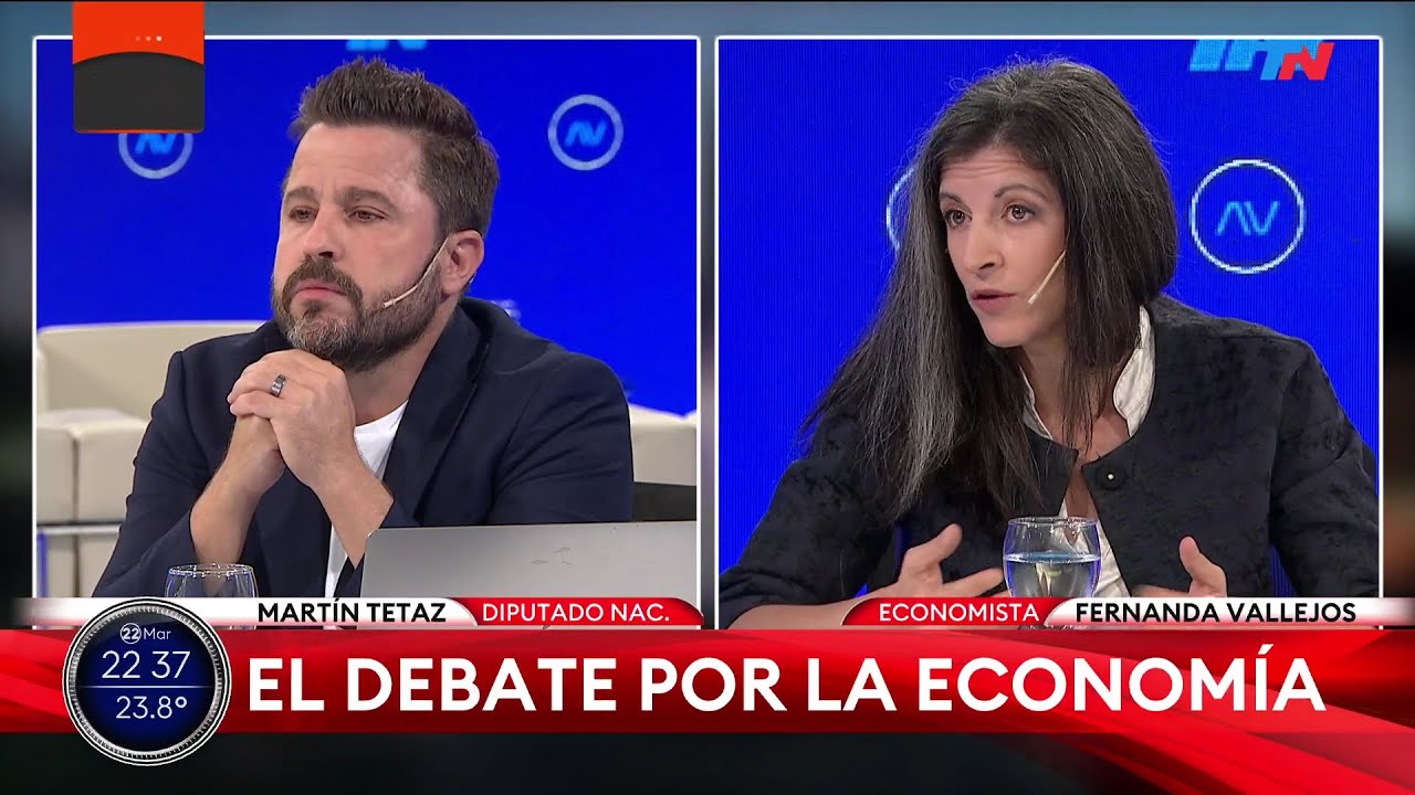 Martín Tetaz cruzó a Fernanda Vallejos: 