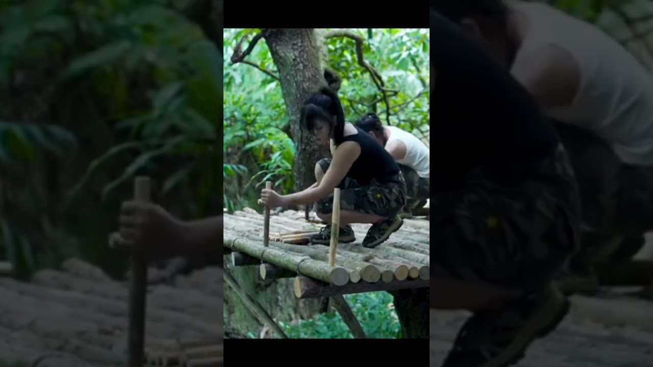 #TreehouseBuild #JungleLife #PrimitiveSurvival #SurvivalSkills #Bushcraft #JungleAdventure #NatureB