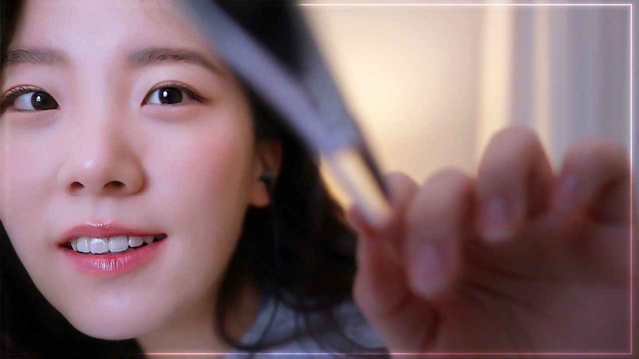 ASMR 깊숙하게 속삭이는 위스퍼링 & 시각적 팅글🌛 수면 유도 Touching You with Close Up Whisper & Light Triggers