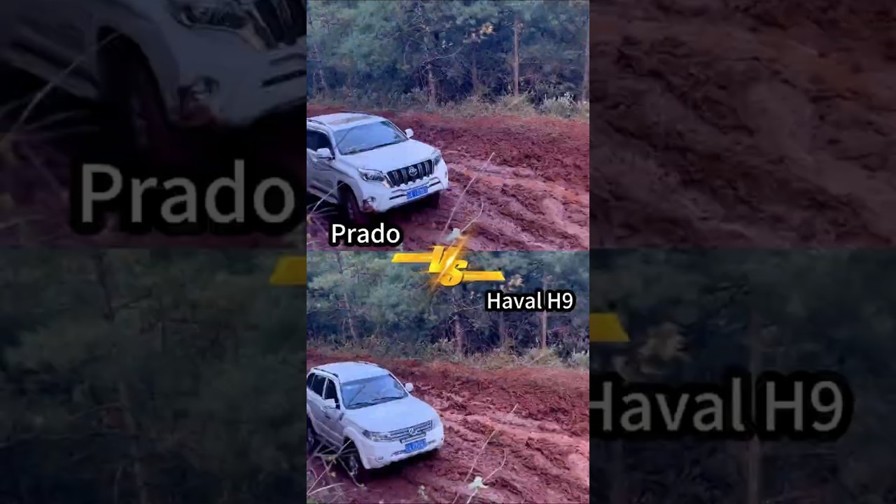 Haval H9 vs Toyota Prado # Haval H9 # Toyota Prado # шорты # китайско - японский автомобиль