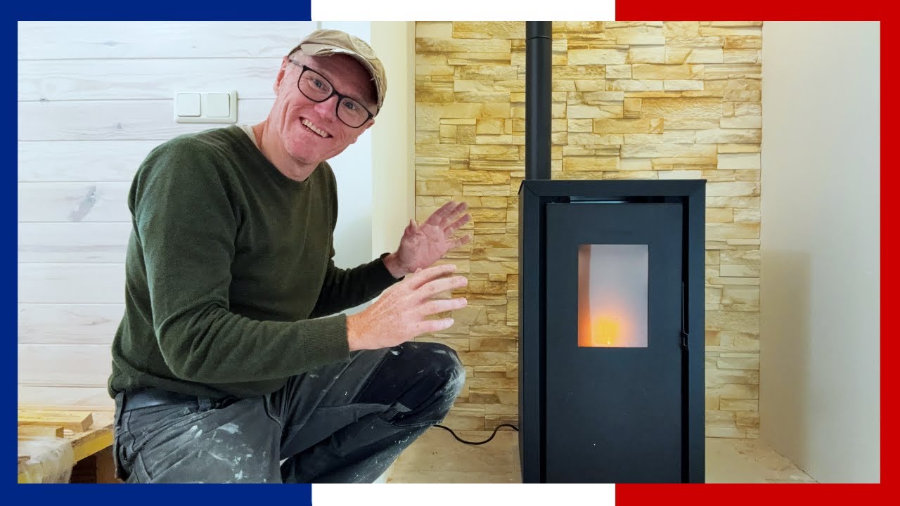 Aansluiten Pelletkachel en stopcontacten in het Tiny house