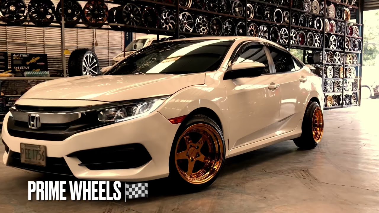 ✅CIVIC ESTRENANDO RINES Y LLANTAS  ✅/ PRIME WHEELS 🔥/ HONDA CIVIC 😱/ LA CEIBA HONDURAS ✅