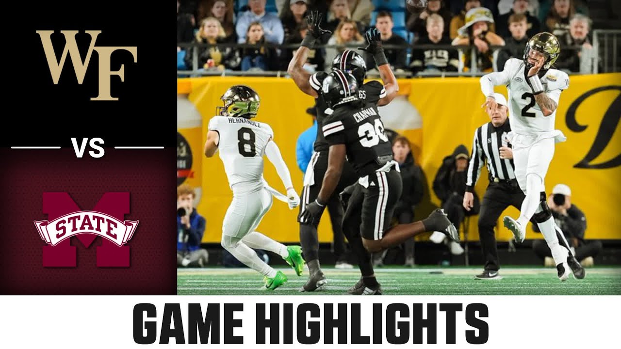 Wake Forest vs. Mississippi State Game Highlights | 2025 ACC Football