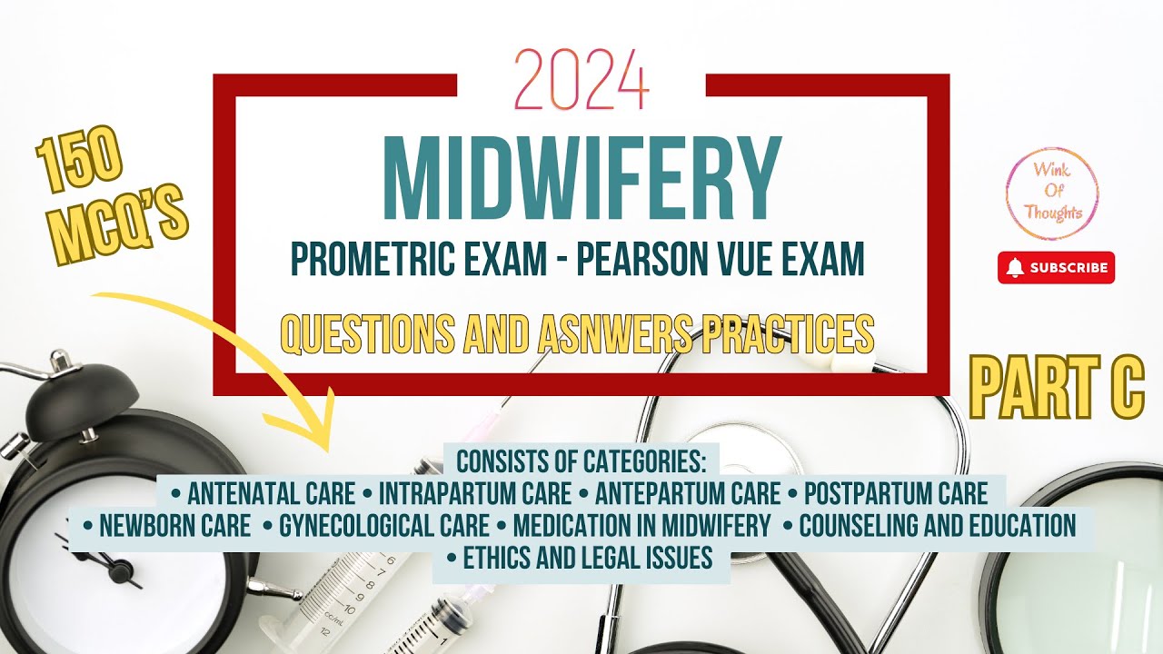 150 MCQs I Maternity Questions and Answers I Prometric   Pearson Vue Exam Preparation I Part  C