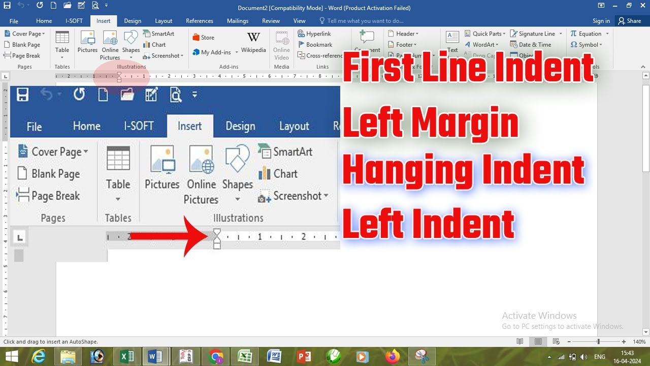 What is use of First line Indent Hanging Indent Left Margin Left Indent | In Ms Word On Ruler bar