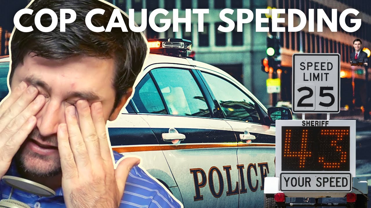 COP CAUGHT SPEEDING (in school zone) | Lawyer Reacts