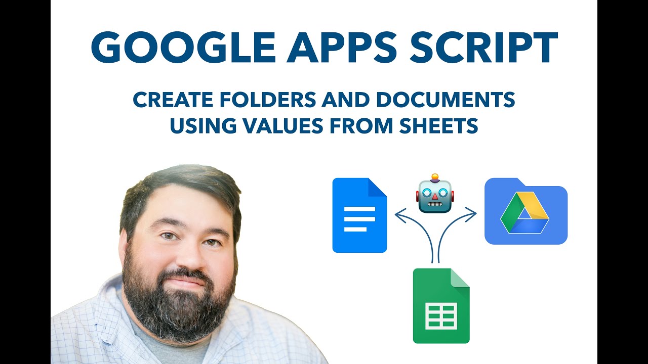 Скрипт Google Apps — создание файлов и папок на Google Диске с использованием значений из Google ...