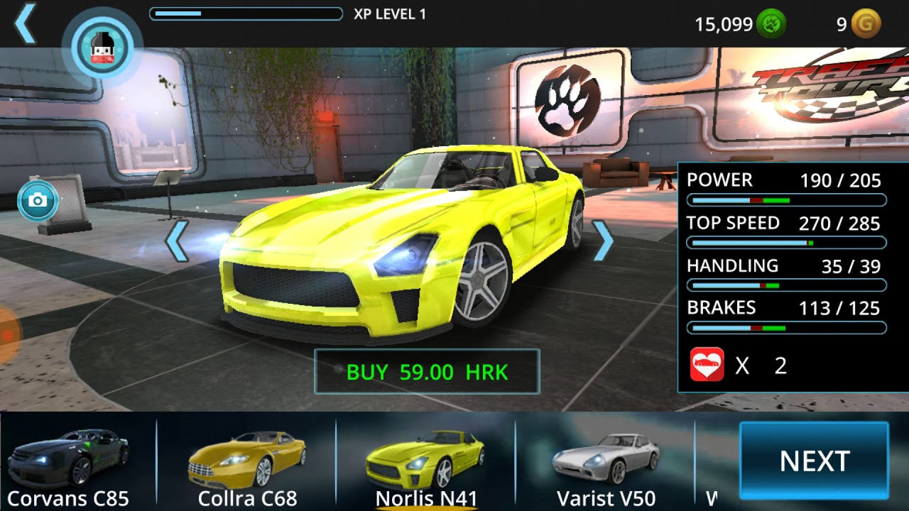 Traffic Tour Car List/All cars (Android)