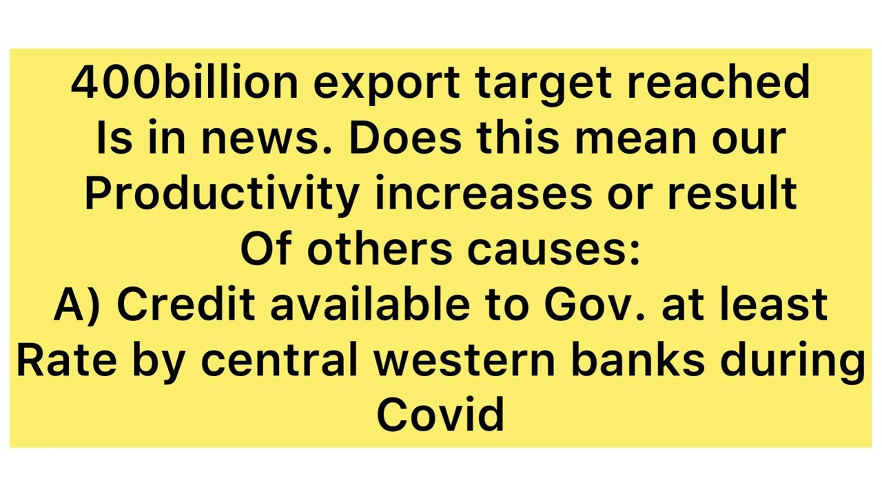 400 billion export target