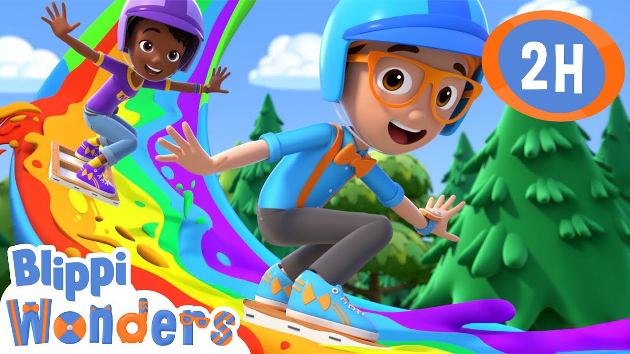 Hue Do You Think You Are? | Blippi Wonders | Preschool Learning | Moonbug Tiny TV