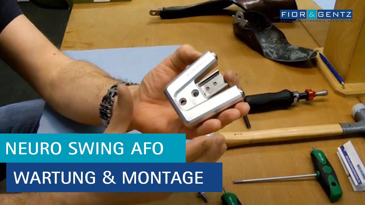 1. NEURO SWING AFO - Wartung und Montage