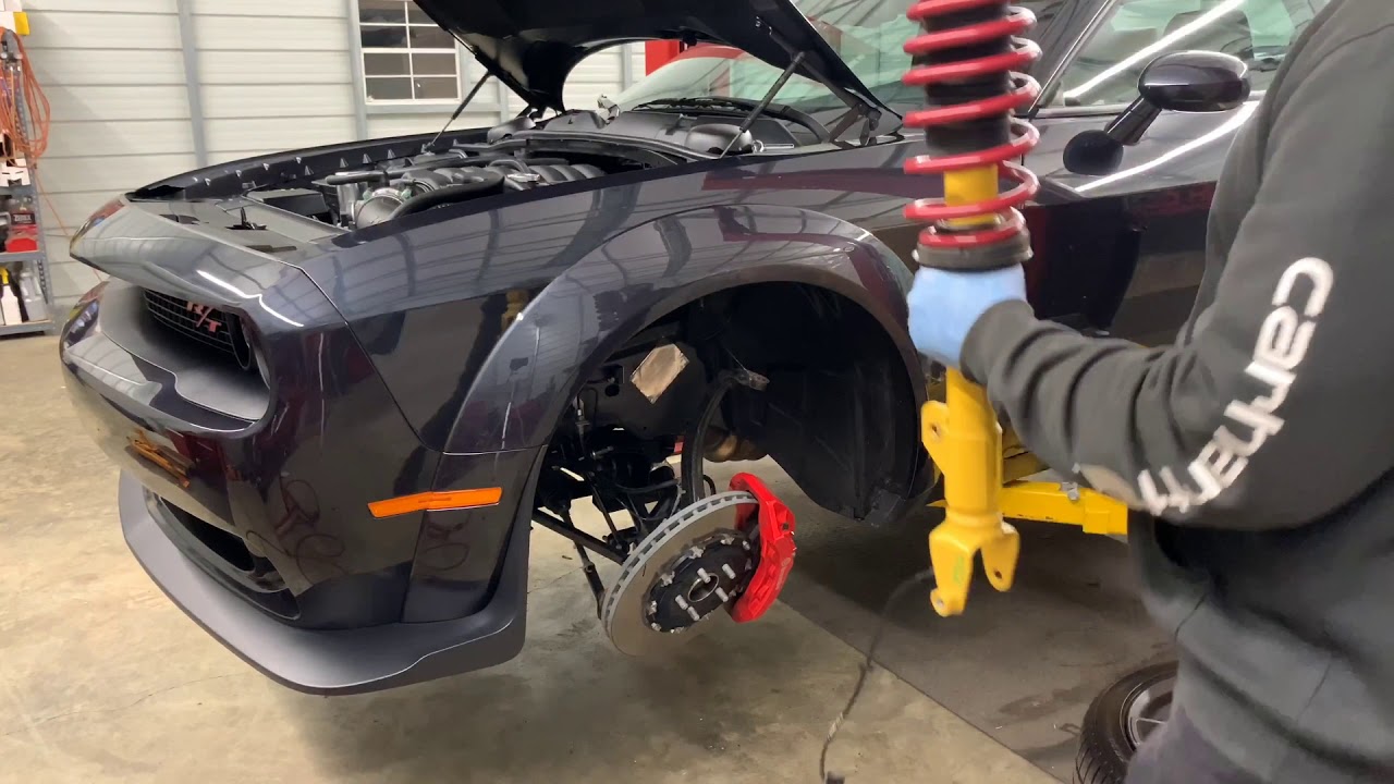 Eibach Sportline Lowering Springs Installed on our 2019 Dodge Challenger R/T Scat Pack Widebody