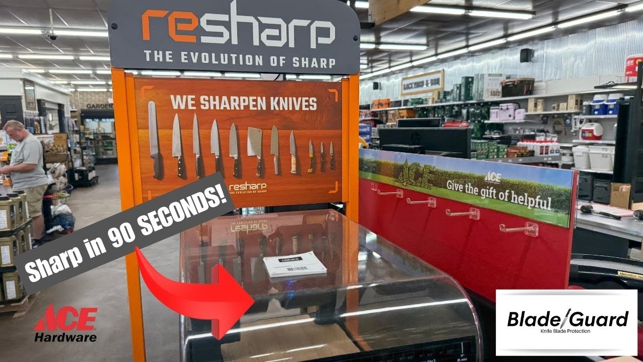 Sharpen Knives in 90 Seconds? RESHARP at Ace Hardware – Fast, Affordable, Pro Results!