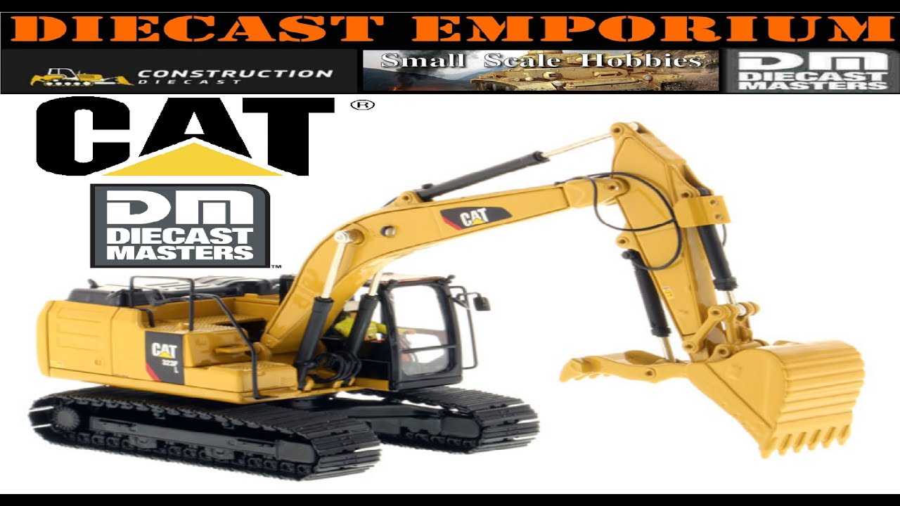 1:50 Scale Diecast Masters CAT 323F L Excavator with Thumb Core Classics Unboxing & Review