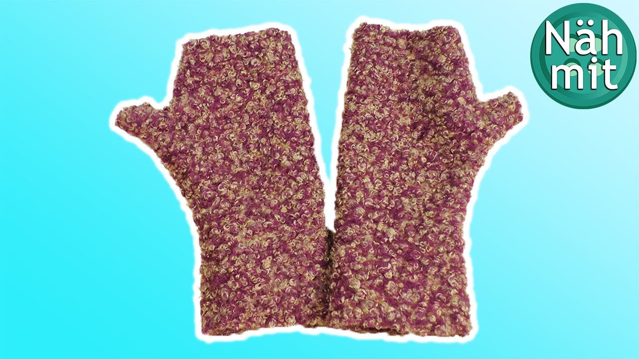 Handstulpen NÄHEN aus Stoffresten | Herbst | 5 Minuten Nähen | Nähen für Anfänger | Näh mit mir!