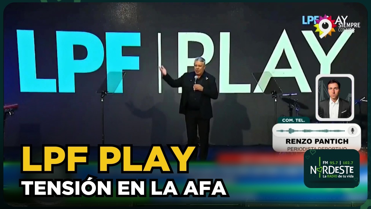 Tapia lanzó LPF Play y crece la tensión política en el fútbol argentino