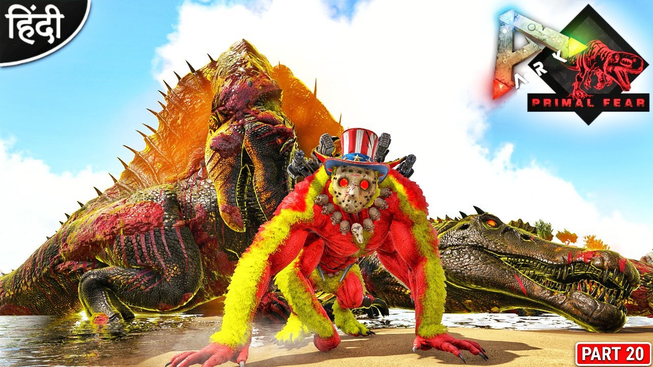 Buffoon Ferox VS 1000 Boss Fight 😱 : Primal Fear is Back : ARK: Survival Evolved : Part 20 [ Hindi ]