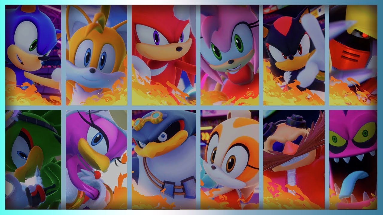 SONIC RACING: CROSSWORLDS (ONT) - All Characters, Rival Interactions, Gadgets & More