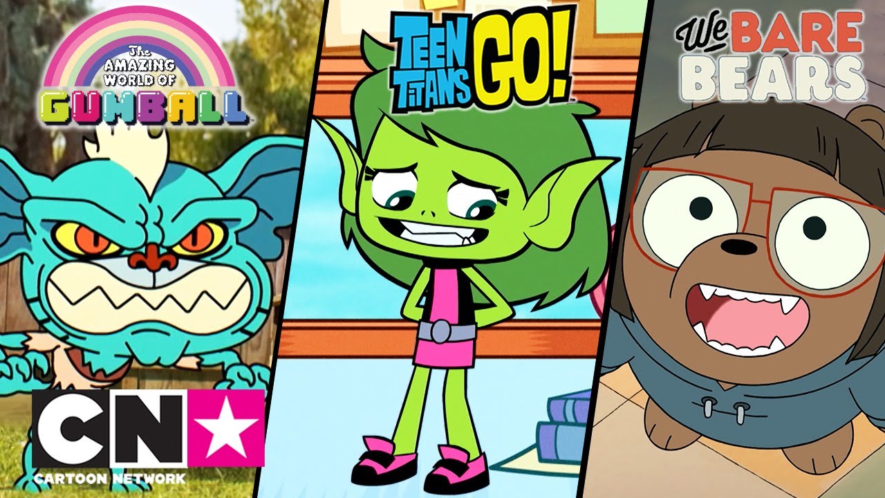 Гъмбол + Малки титани: В готовност! + Ние, мечоците | Промяна на формата | Cartoon Network