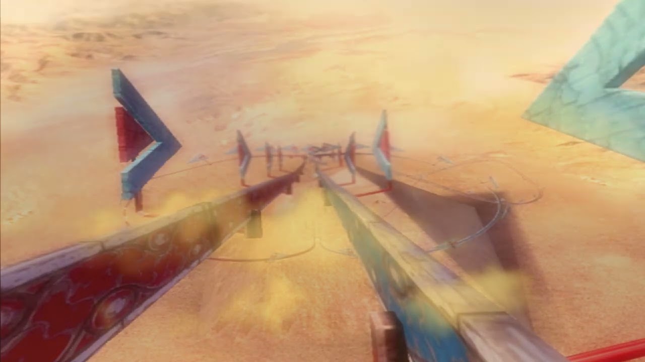 Sonic Adventure 2: Grind Race Simulation (With Ambient Arid Skies, and Windy Desert Below)