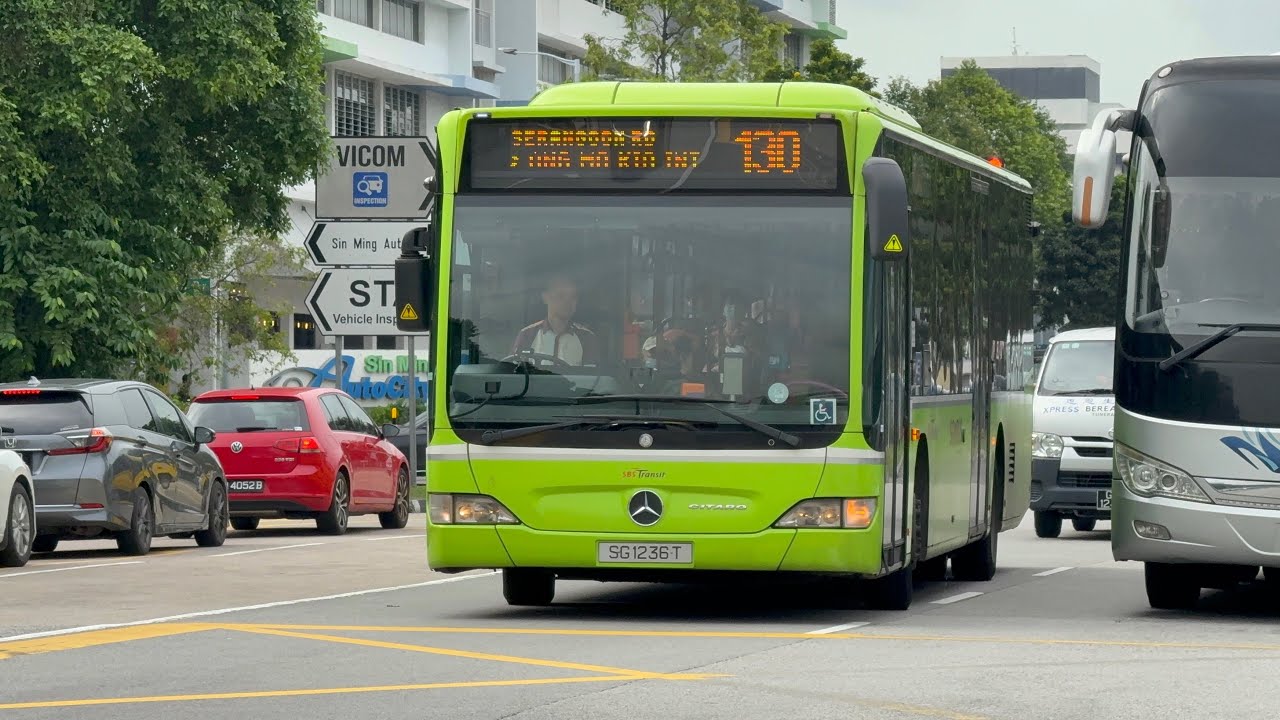 Mercedes-Benz O530 Citaro Batch 3 SG1236T joyride on 130 from Opp NEA Reg Off➡️Ang Mo Kio Int