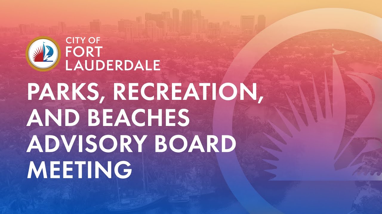 Parks, Recreation, and Beaches Advisory Board Meeting on February 25, 2026