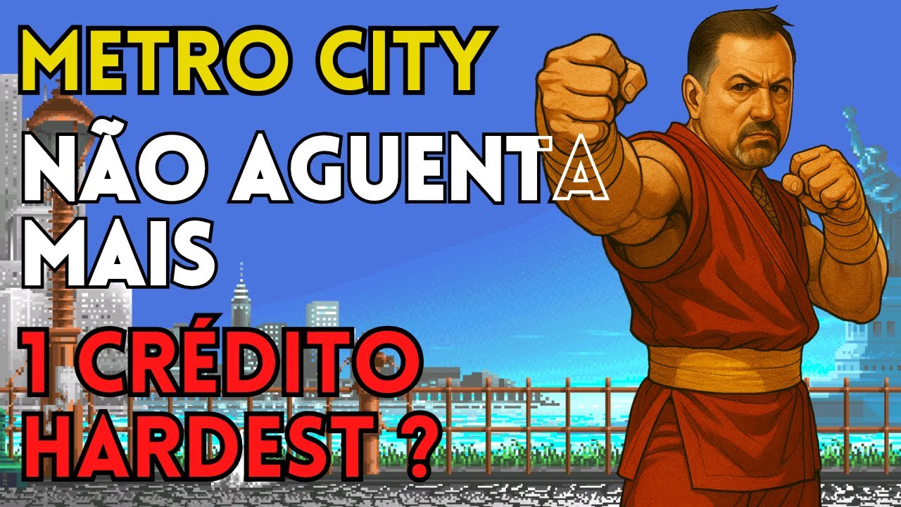 ZERANDO FINAL FIGHT COM 1 CRÉDITO NO HARDEST DE GUY  -  AGORA VAI DA RUIM?