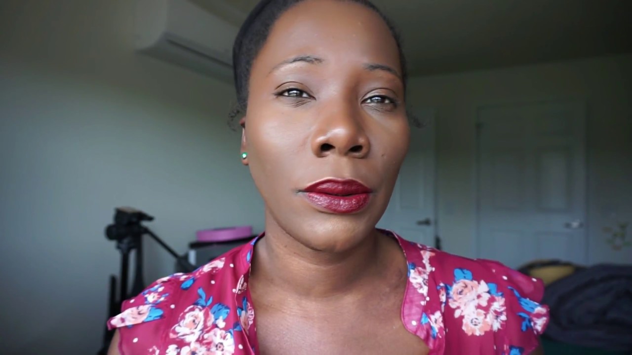 Wet and wild lipstick on dark skin