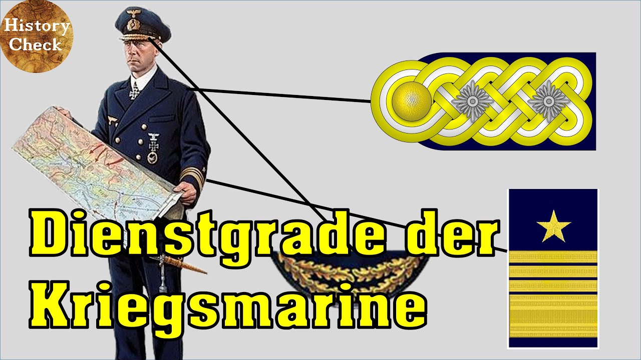 | Die Dienstgrade der Kriegsmarine | Eine Übersicht |