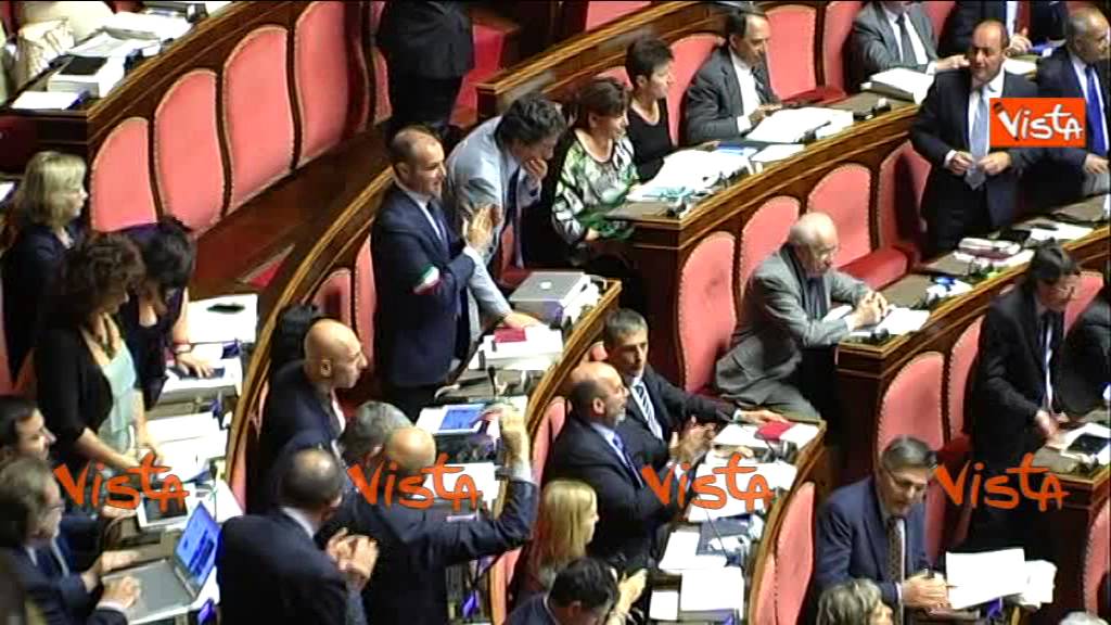 RIFORME. PROTESTE IN AULA SENATO CONTRO GRASSO, M5S URLA IN CORO LIBERTA'