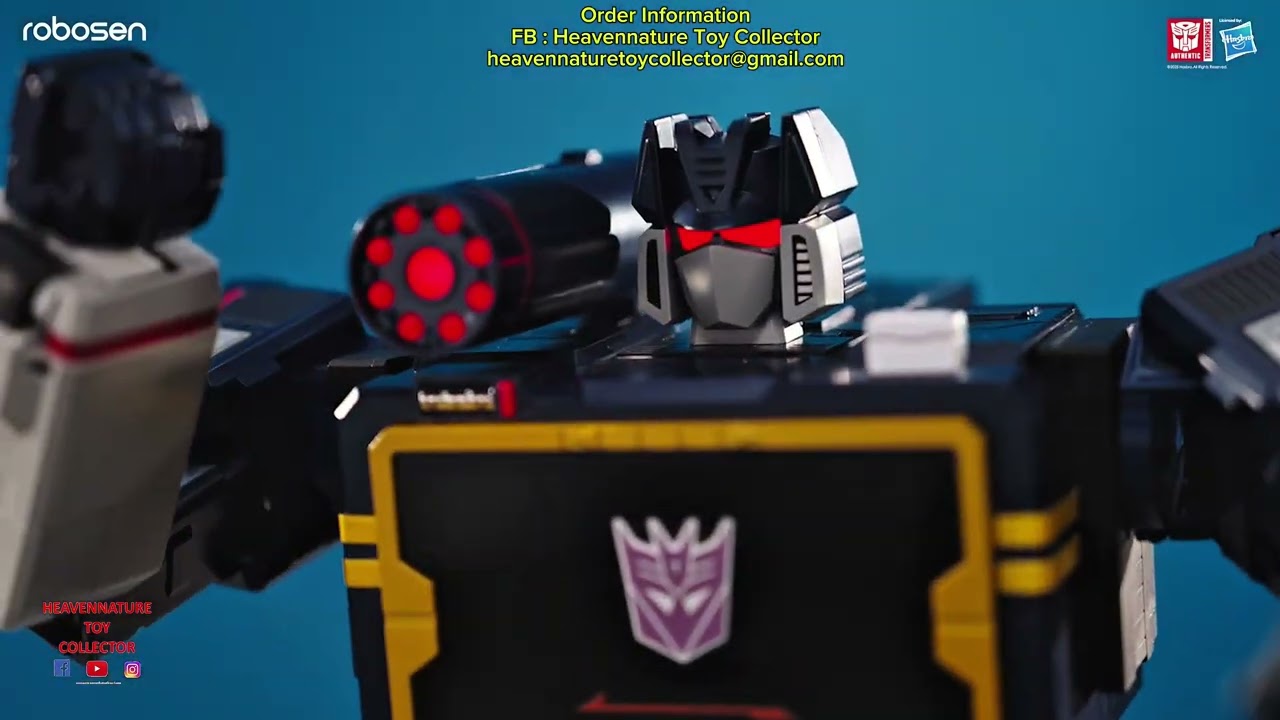 Robosen Transformer Decepticon's Soundwave Full auto-converting Soundwave 