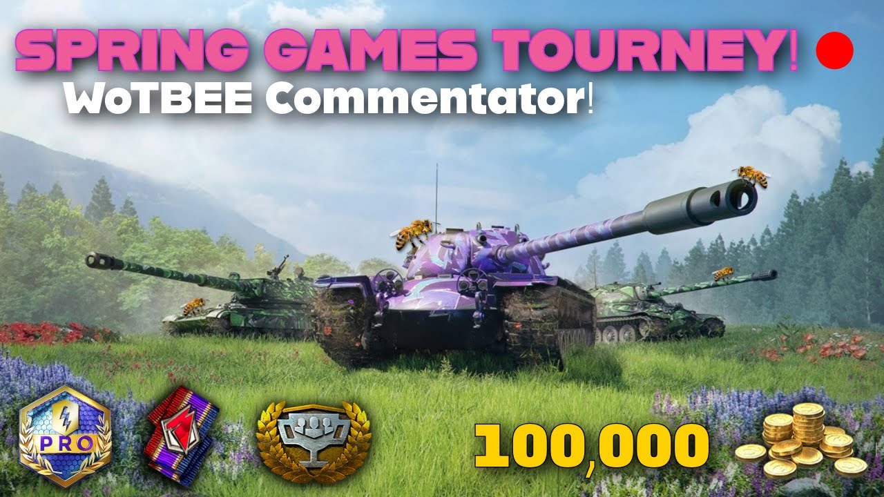 🔴PRO's Fight for the #1 Spot! - Spring Games Tournament WoTBlitz Live