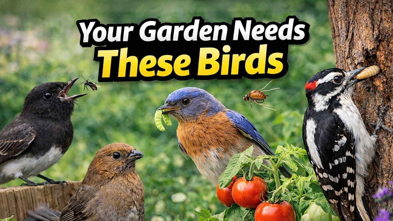 5 Birds That Protect Your Garden from Insects