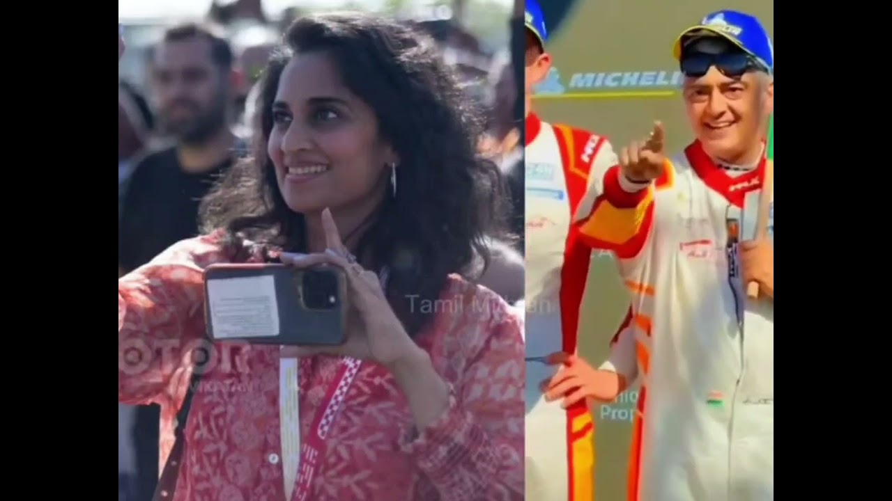 #ajithkumarracing​​ #youtubevideo #Tears At Emotional Speech ❤️ Proud Indian Winning Moment Shalini🥰
